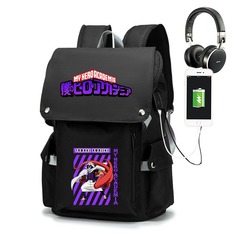 

My Hero Academia Tamaki Amajiki Backpack for Boys Large Capacity Student Bookbag School Rucksack