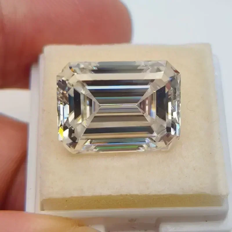 Pedra moissanite atacado branco múltiplas formas d cor vvs1 pedra moissanite jóias fazendo materiais com certificação gra