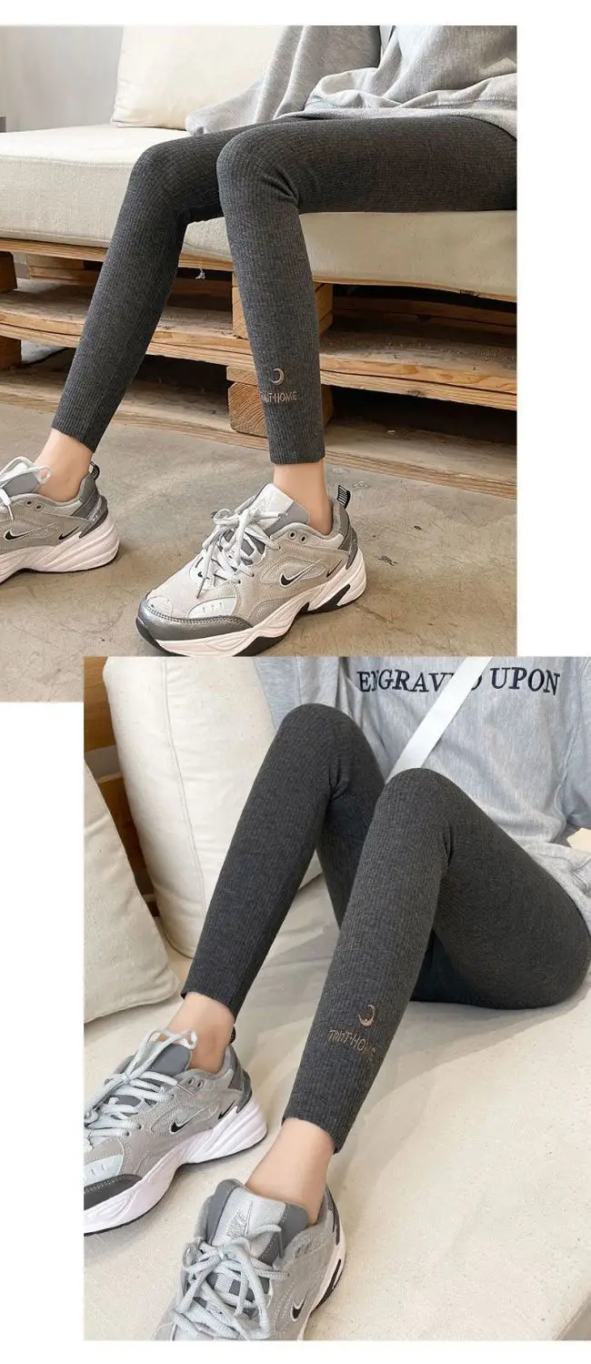 Leggings negros sin costuras para mujer, ropa elevada, abertura de seda de hielo perforada, piernas brillantes, pierna ancha divertida para Halloween, cordón Ol todos los días