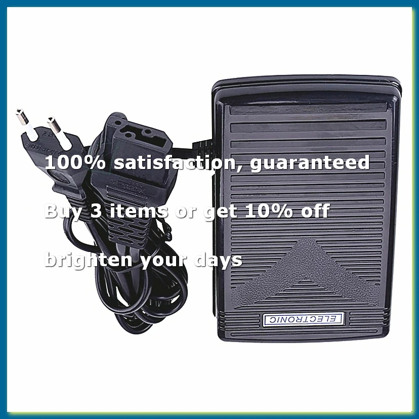 Universal Foot Control Sewing Machine Foot Pedal Controller for ,Butterbly, Foot Switch EU Plug