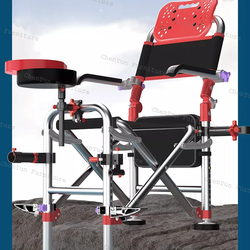 Wielofunkcyjne krzesła wędkarskie All Terrain Bait Disc Bracket Comfort Nordic Fishing Chairs Fold Banco De Pesca Entertainment