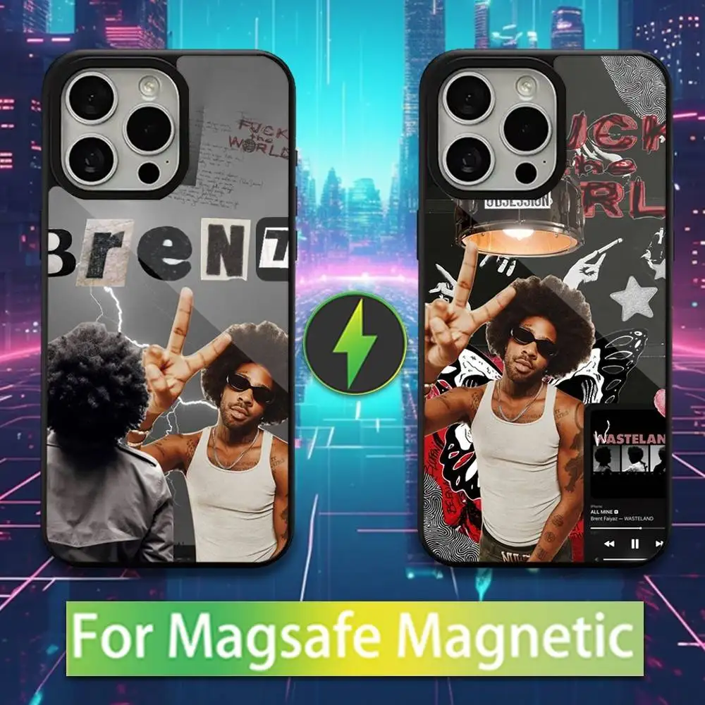 

Hot B-Brent F-Faiyaz Singer Case For iPhone 16,15,17,14,13,12,11,Pro,Max,Plus,Mini,Magsafe,Magnetic Wireless Charging Case