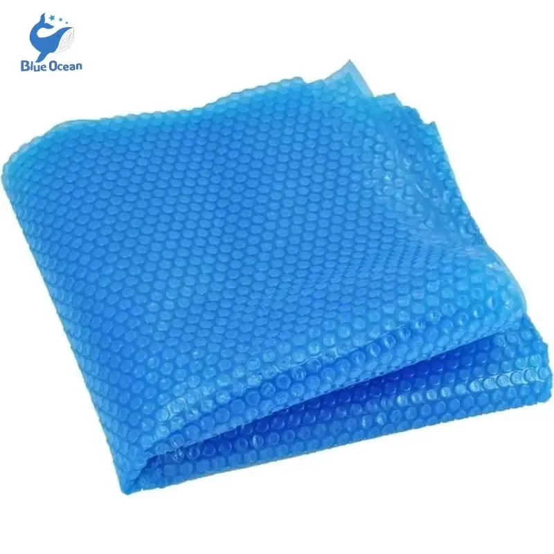 Swimming Pool Solar Cover Durable Dust-Proof Thermal Blanket Cover for Ground and Above-Ground Round Swimming Pools