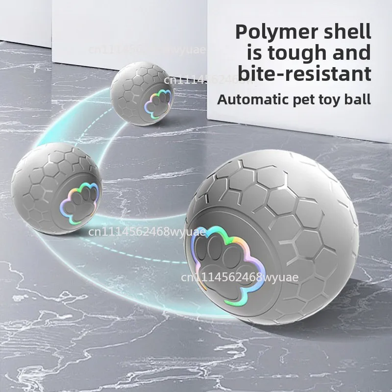 Automatic Electric Jumping Pet Toy Ball, Bite-Resistant Teaser for Dogs & Cats Boredom Relief