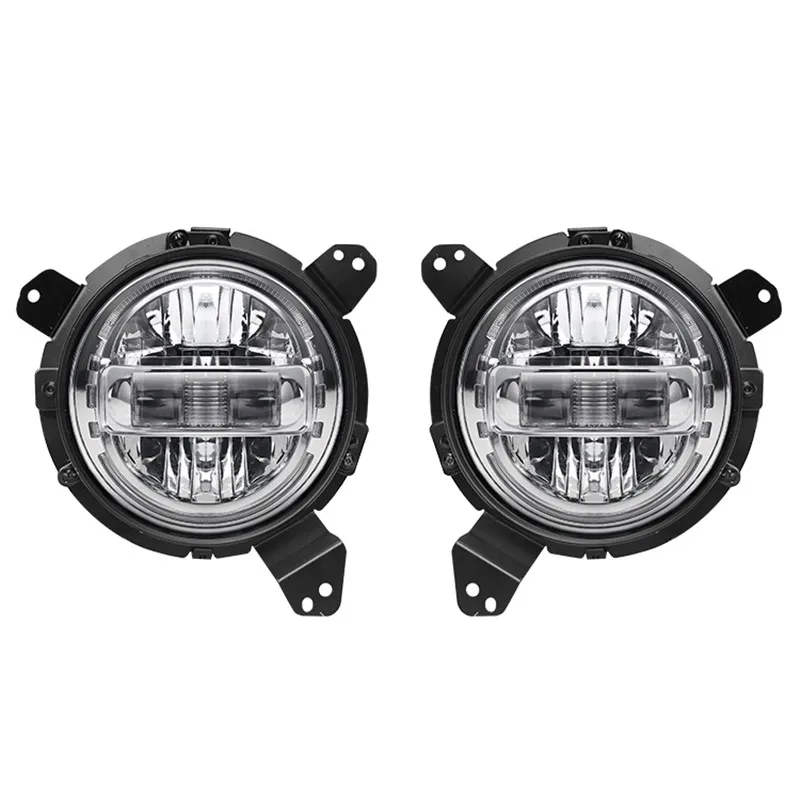 

Auto Lighting System LED faro 9 leds Accessories 9'' hi/lo beam headlight with halo ring JL 9 headlight for jeep 2018 JL 2018+