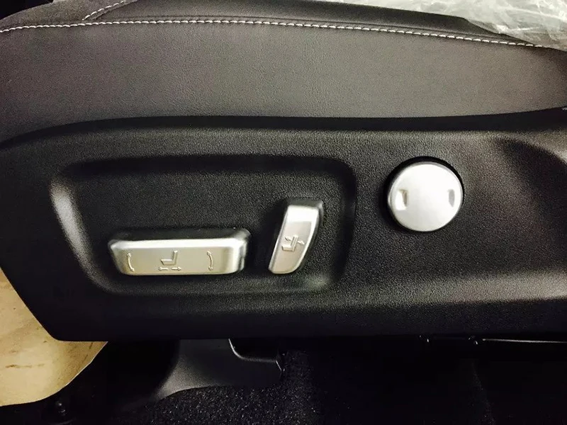 ABS Matte Chrome Interior Inner Seat Adjustment Switch Knob Button Cover Trim For Lexus RX(AL20) RX200 300 350 450 2016-2020