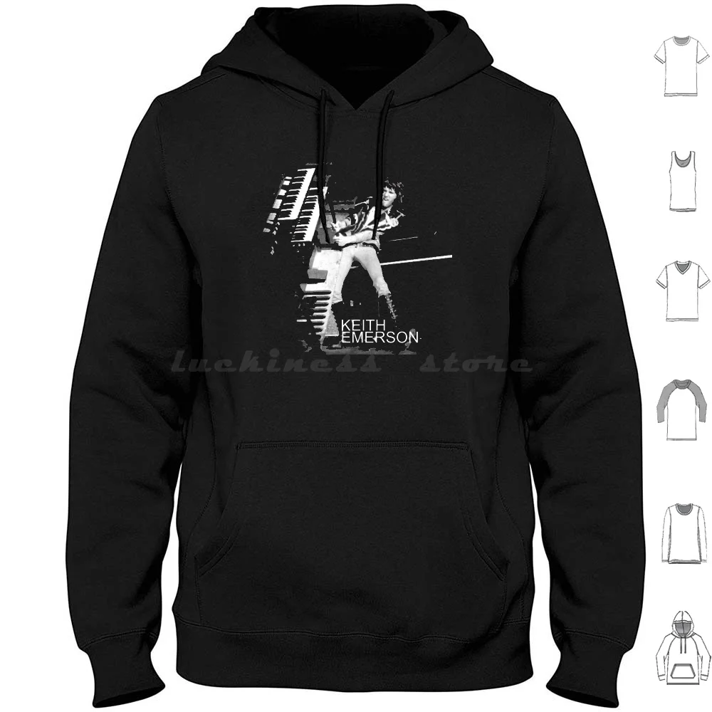 Keith Emerson Hoodies Long Sleeve Keith Emerson Keith Emerson Musician Music Composer Keyboard Lake And Palmer Suicide