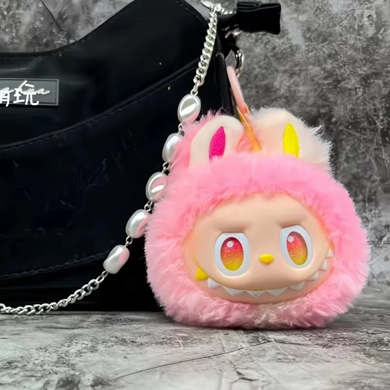 

Replica Labubu Generation Smallhead Cute Keychain Backpack Buckle Blind Box Vinyl Face Cute Filled Animal Decoration Girl Gifts