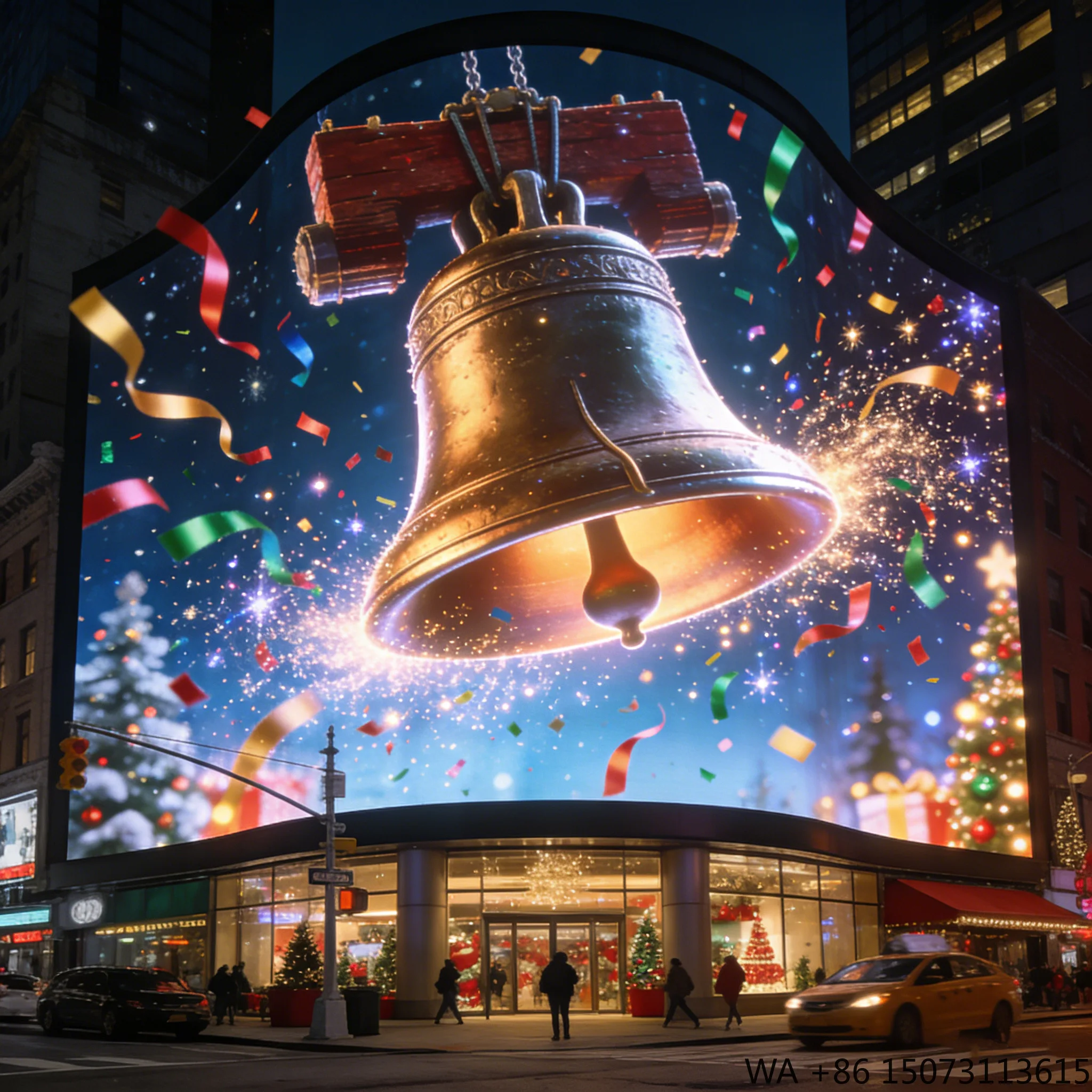 Virtual Naked Eye 3D Interactive LED Video Wall Panel Immersive Advertising