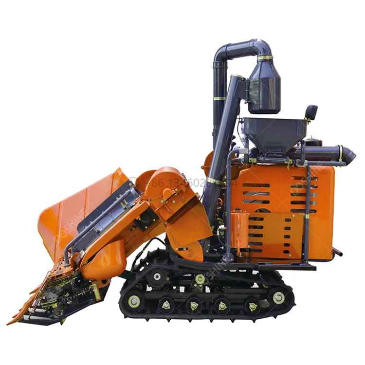 Hot Sale Tractor Mounted Maize Harvesting Machine Rice Combine Harvester