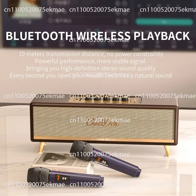 New soundbar Oneder D8 portable speaker high fidelity system dj large speaker bluetooth karaoke speaker with microphone