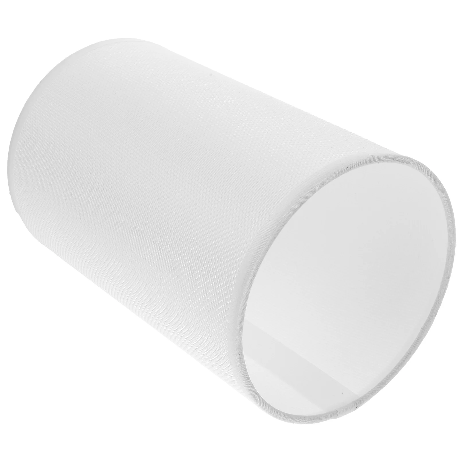 

White Fabric Lampshade Round Bedside Table Lamp Cover E27 Light Shell Chandelier Cloth Protector Ceiling Shade