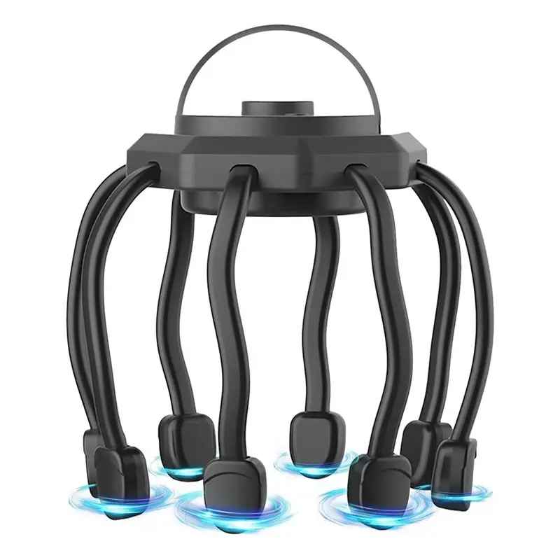 

Электрический массажер для головы A05G для снятия стресса, расслабляющий массаж головы и волос с 3 режимами, 360 градусов