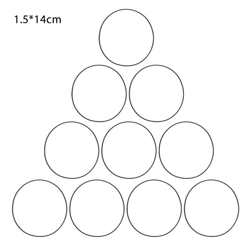 ターンテーブルベルトゴム製フラットドライブベルトレコードプレーヤーウォークマン DVD リピータードロップシップ用