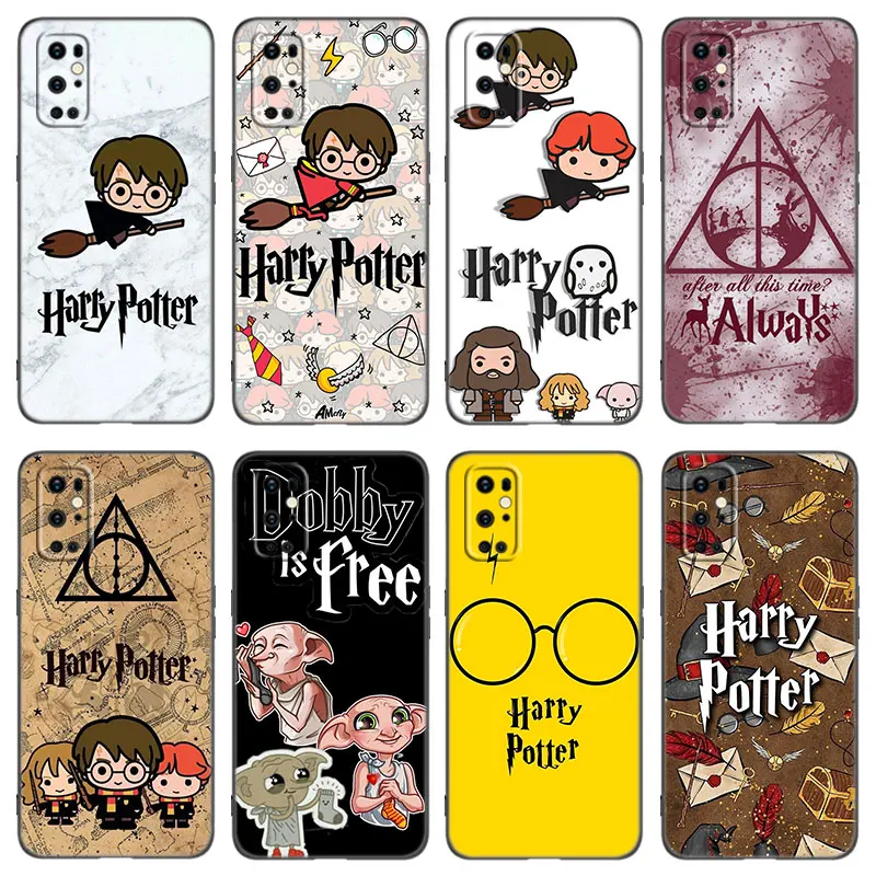 Cartoon Magic School Pott Phone Case For OnePlus 9 10 ACE 2V Pro 9RT 10T 10R 11R Nord CE 2 3 Lite N10 N20 N30 5G Black Cover