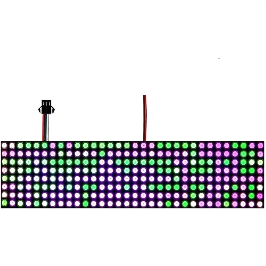 

WS2812B RGB светодиодный цифровой индивидуально регулируемый светильник панели светодиодный модуль матричный экран DC5V контроллеры изображение видео текстовый дисплей 1p