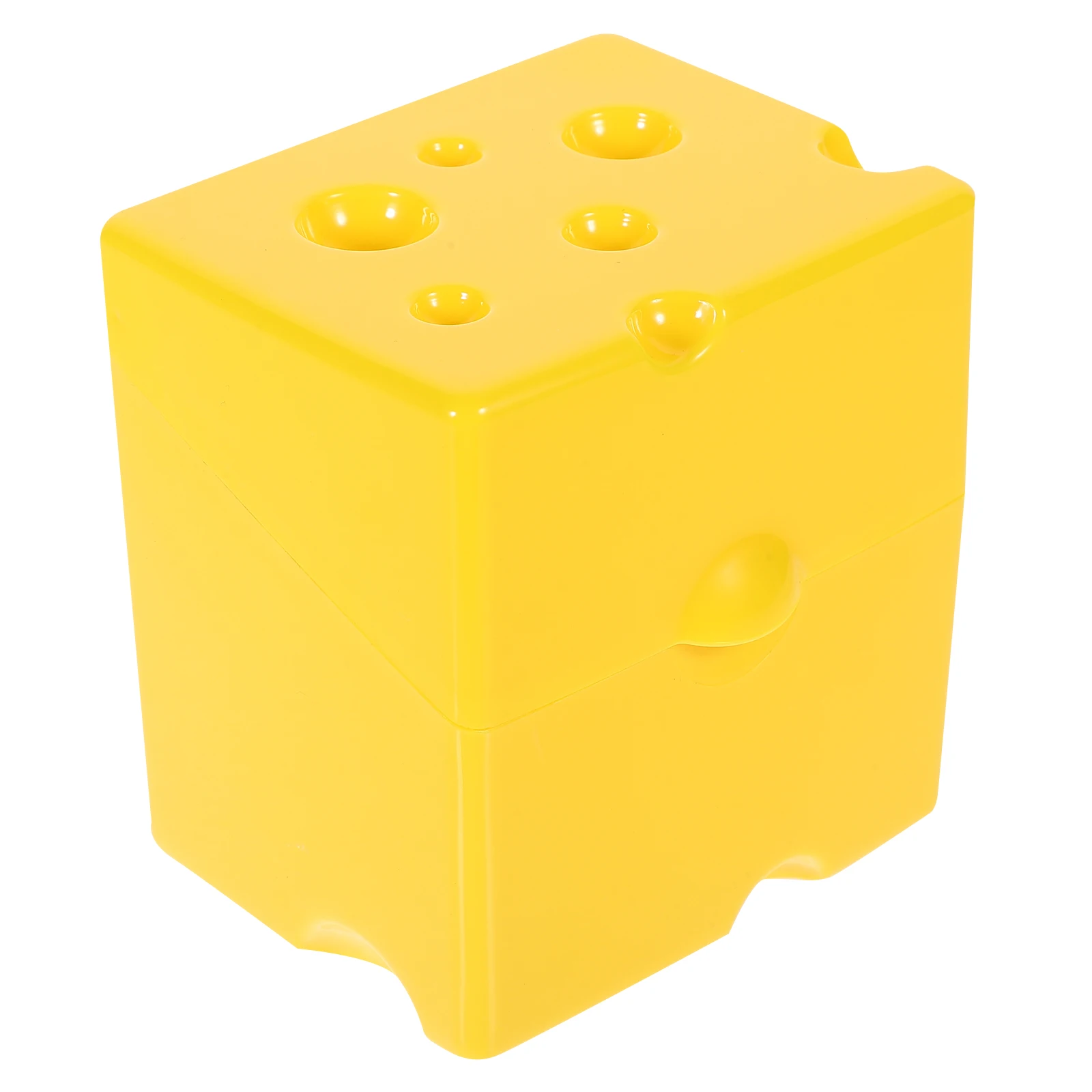 1pcs Sliced Cheese Mini Kraft Cheese Slice Container For Fridge Cheese Slice Storage Box ABS Yellow For Cheese Slices Butter