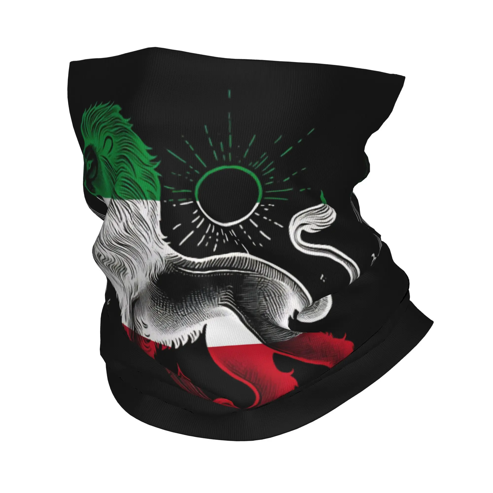 

Многофункциональная балаклава-бандана Shir o Khorshid с принтом «Лев и Солнце» (Персия, Иран) для мужчин и женщин