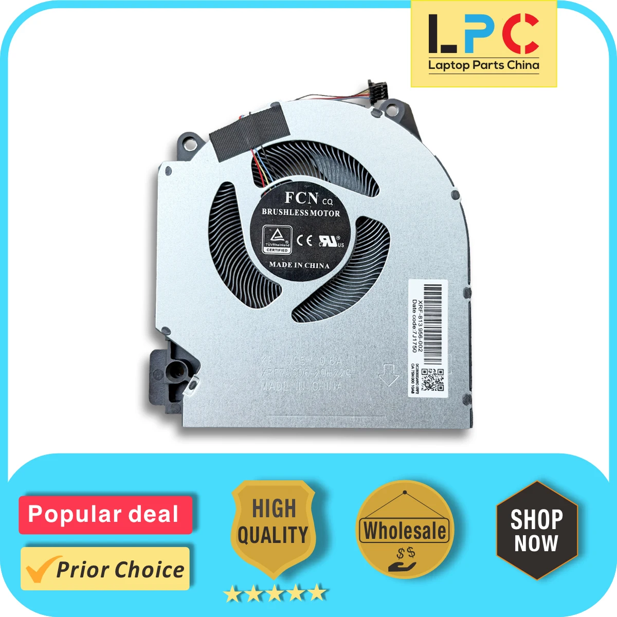 

Вентилятор охлаждения/радиатор для видеокарты 60W 5V для HP Victus 16-E 16-D 16-e1044ax e1049ax e1037ax, НОВЫЙ, Оригинальный, EG75070S1 C700 S9A M75721 M75723