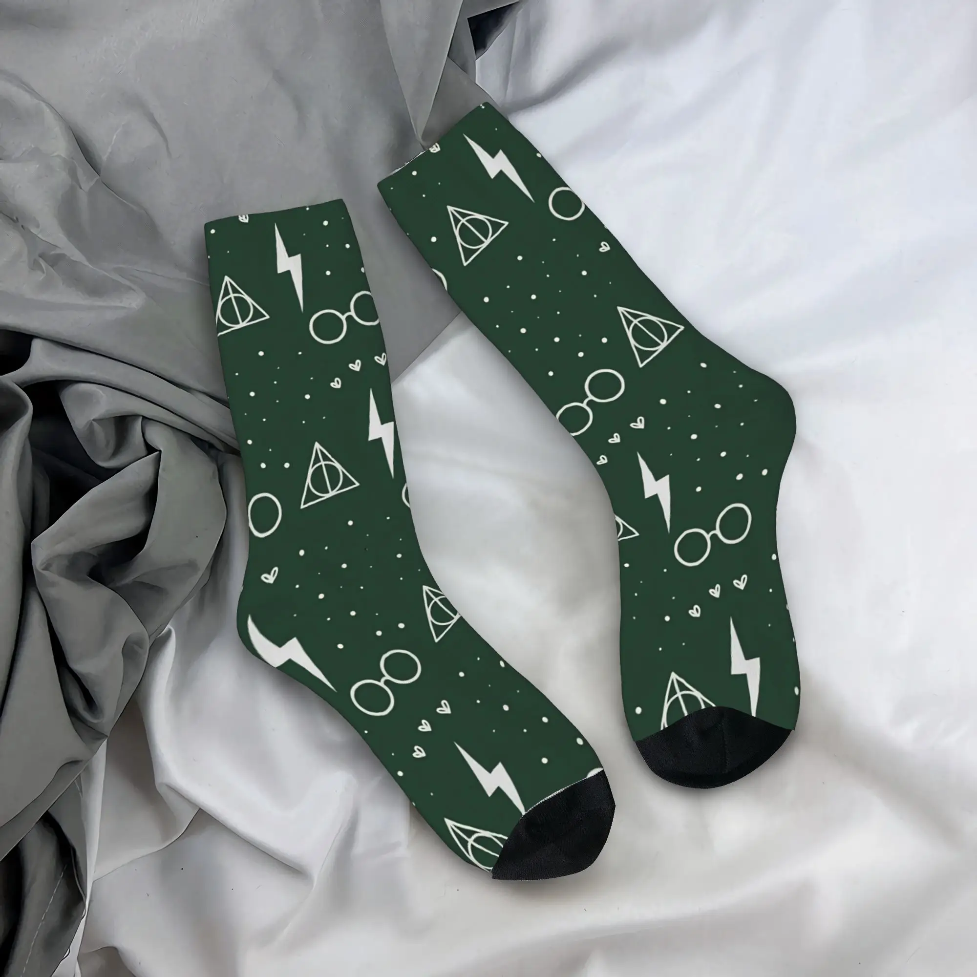 

Cool Harries Movie P-Potters Magic World Sports Socks Polyester Crew Socks for Unisex Sweat Absorbing