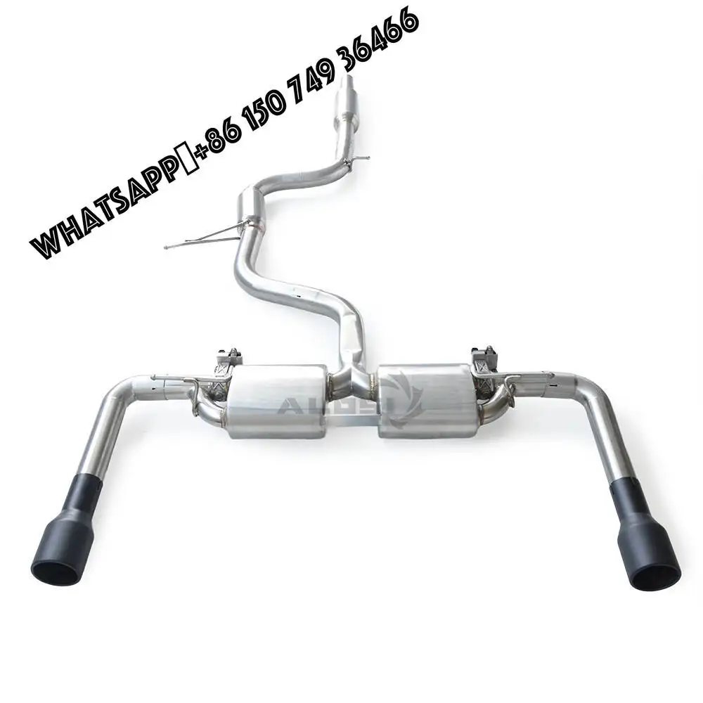 Tuyau intermédiaire résonné en acier inoxydable 304 pour moteur EA211 1.4T, pour Audi A3 8V 2014-2020, section performance racing