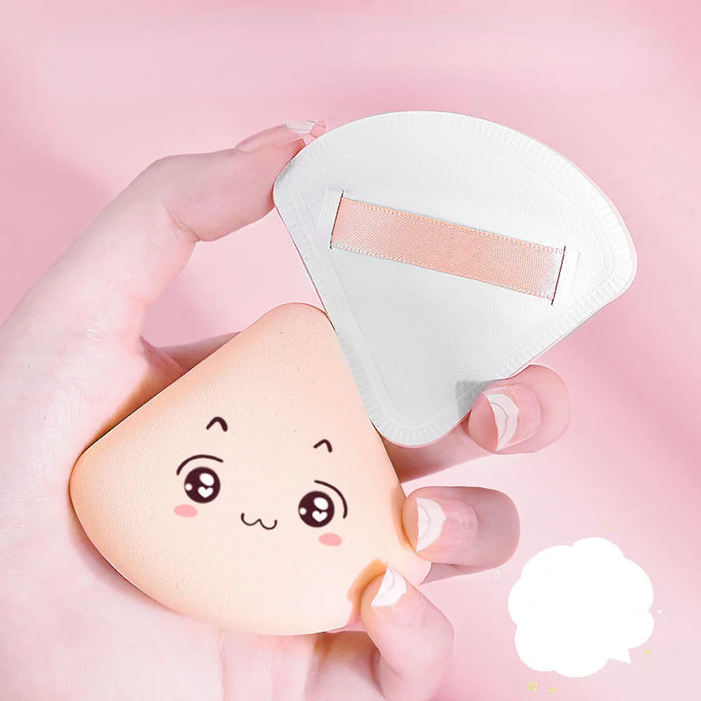 1pcs Makeup Sponge Puff Dry Wet Dual Use Liquid Foundation Smooth Powder Pro Cosmetic Puff Kit Round Square Triangle Shape