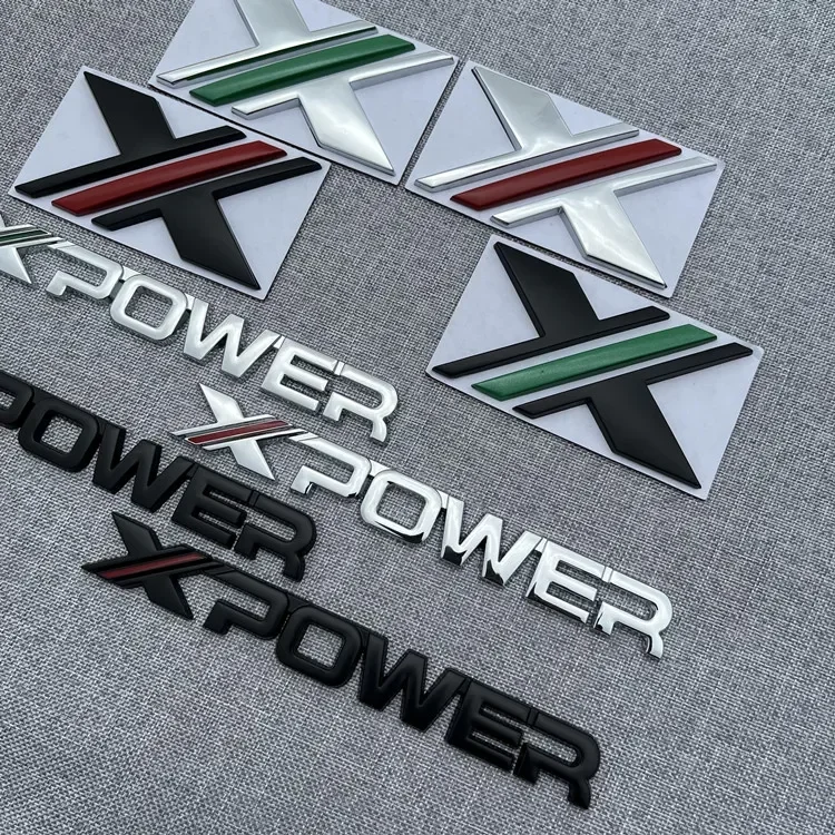 ملصقات وشارات شعار معدني X Power XPOWER ، سيارة ثلاثية الأبعاد أصلية ، شعار جسم الصندوق الخلفي ، ملحقات تصفيف الشارات ، MG5 ، MG6