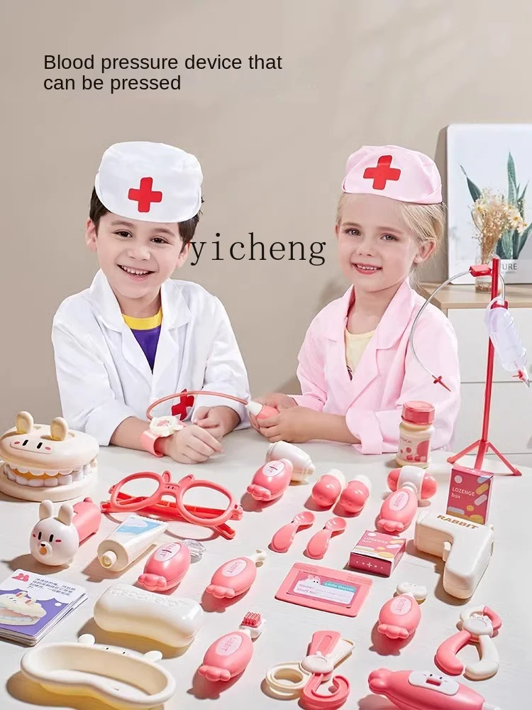 Maison de jeu imbibée de soins médicaux pour enfants, jouet de simulation pour garçons et filles, médecin, XL