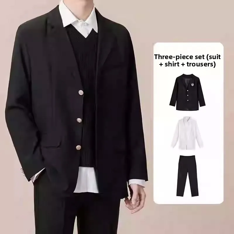 

Bla повседневное мужское куртка свободного кроя, тонкое весенне-осеннее классическое длинное пальто с прямым воротником на одной пуговице