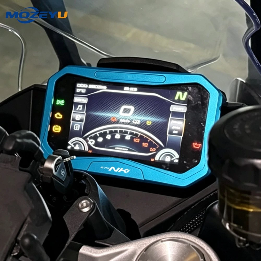 For CFMOTO CF MOTO 675 NK 675NK CF675NK 2024-2026  TFT Anti Theft Dashboard Bezel Frame Cover Instrument Display Guard Protector