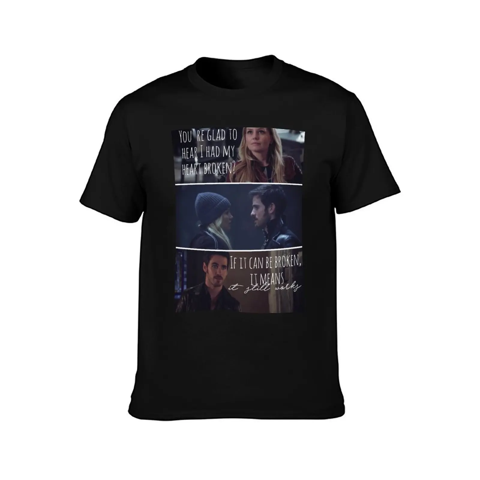 Captain Swan screencap T-Shirt, Summer Casual Cotton Tee, Oversized Streetwear Tops, Vintage Graphic Print, Unisex Men Women