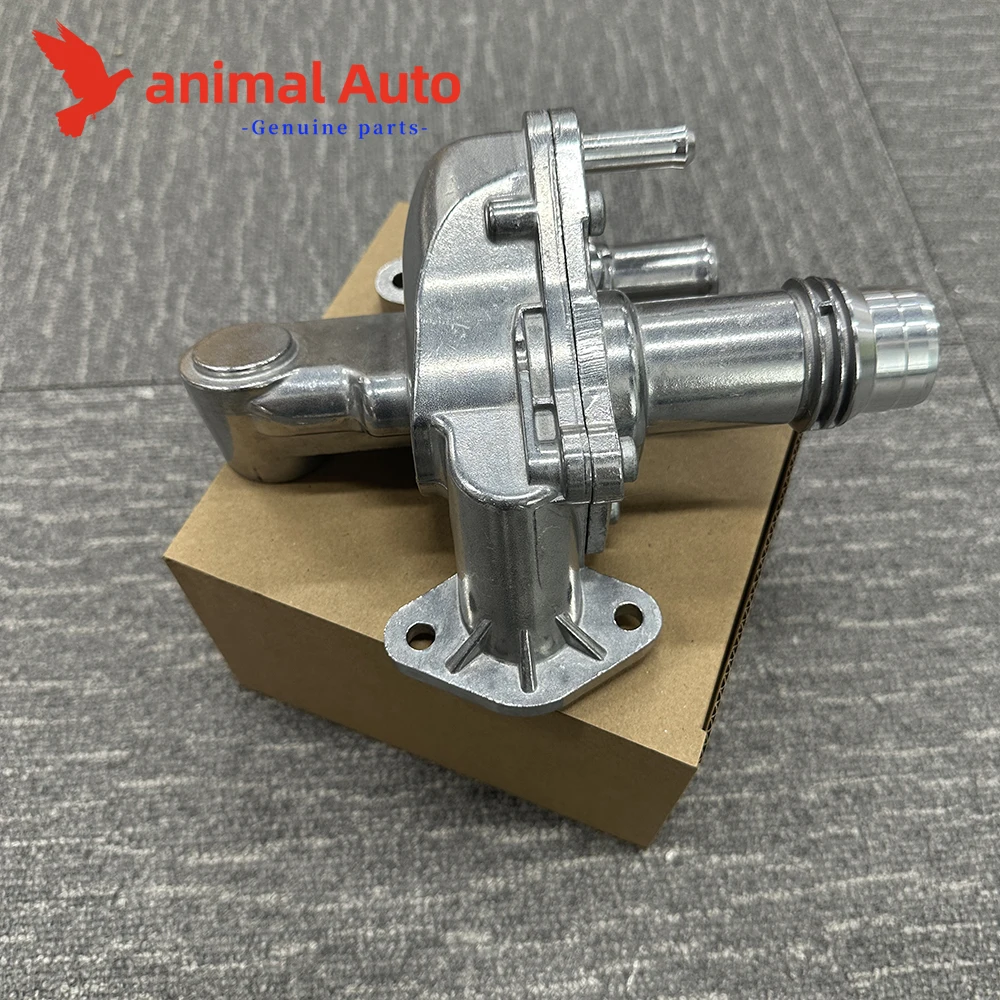 Aluminum Thermostat For Land Range Rover Sport Discovery LR3 LR4 Jaguar XF 2.7 3.0 Diesel Housing Water Outlet LR073372