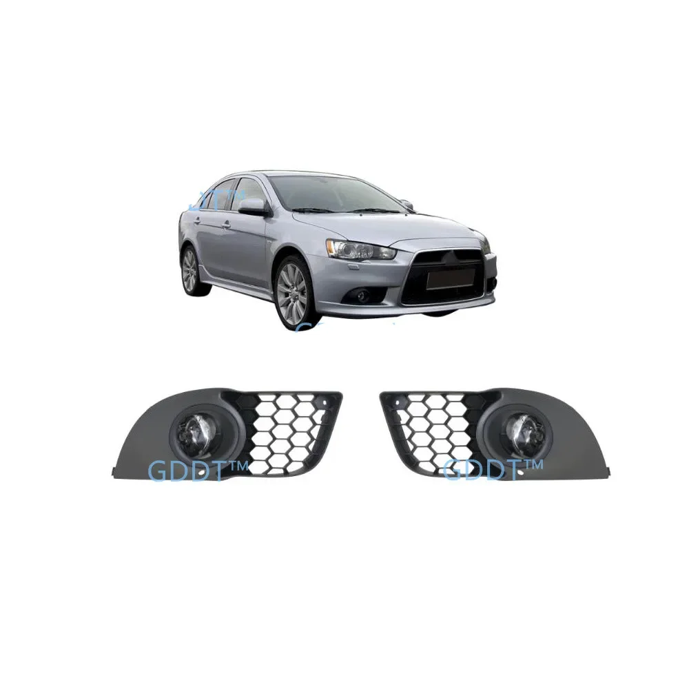 

1 Full Kit Fog Lights Kit For Lancer Fog Lamp With Bulb Wire Switch For Lancer Gt Full Set Front Lamps 2007-2018 Halogen Bulb