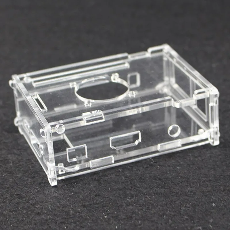 For Orange Pi PC Board Case Transparent Acrylic Shell Box Protect Enclosure with Fan For Orange Pi PC / Orange Pi PC  Plus