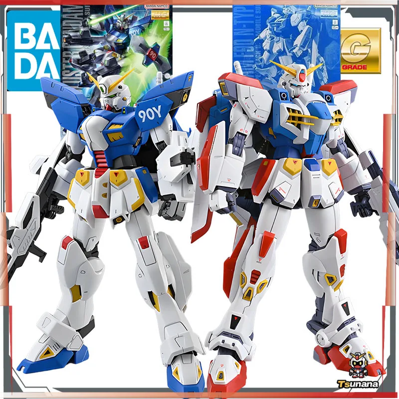 

Bandai Original MODEL KIT GUNDAM MG F90ⅢY CLUSTER GUNDAM&GUNDAM F90 N - TYPE 1/100 Anime Action Figure Assembly Model Toys