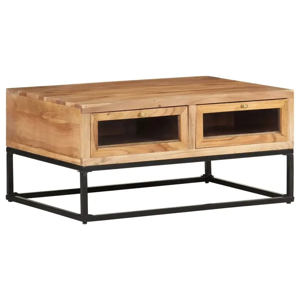 Low Table 90x60x40 cm solid acacia wood