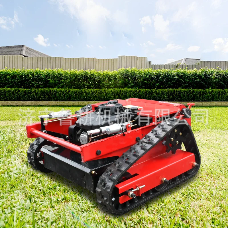 Crawler-type Remote Control Lawn Mower Intelligent Fuel-powered All-terrain Lawn Mower Mowing Machine Equipment Tosaerba JT