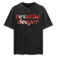 Tame Impala - The Slow Rush - Currents - Breathe Deeper Sticker T-Shirt street wear blanks quick drying shirts men graphic