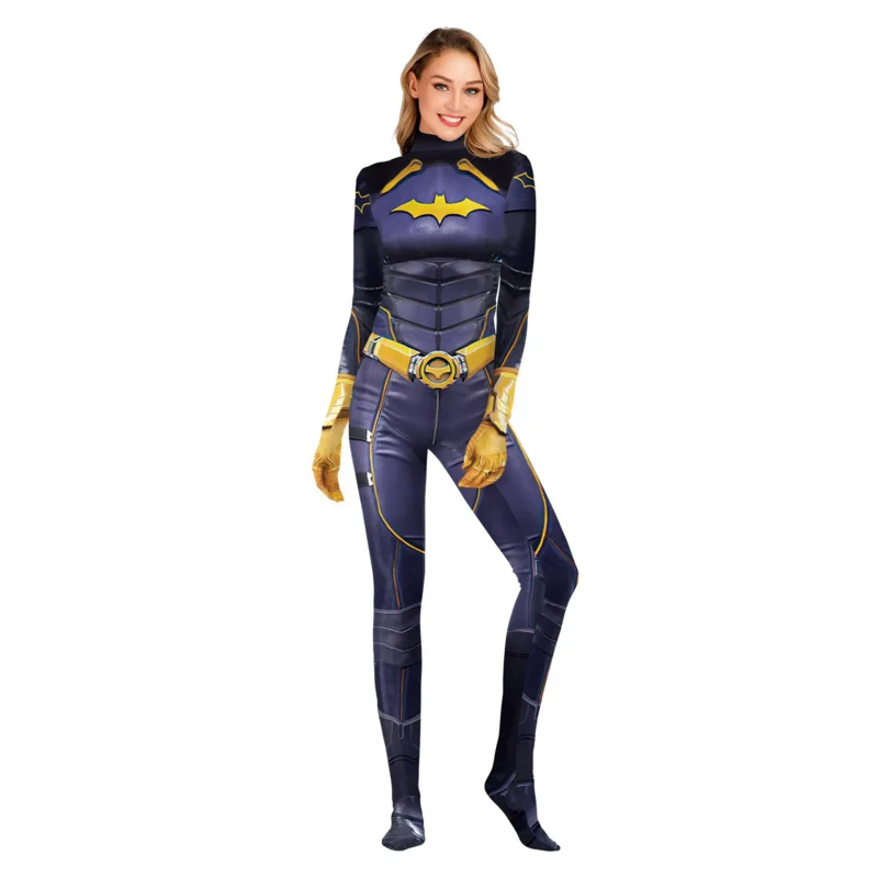 Rycerze bohater Nightwing Cosplay Robin kostium kombinezon Batgirl body stroje Halloween karnawał Party Zentai garnitur