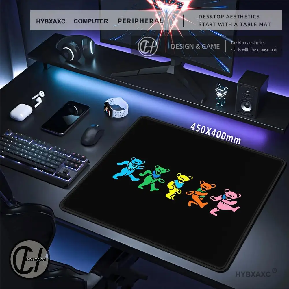 HYBXAXC Dancing Bears Mouse Pad  Desk Mat for Office or Home, Modern Mousepad for Work Setup, Computer Accessories