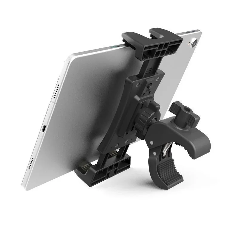 

2pcs Adjustable Universal Tablet Holder for 4 - 13 inch iPad 9.7 10.5 2018, Sports Bike Handlebar Clip Stand, Gym Treadmill