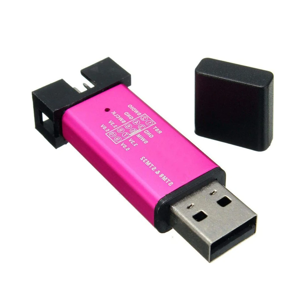 ST LINK Stlink ST-Link V2 Mini STM8 STM32 Simulator Download Programmer Programming With Cover DuPont Cable ST Link V2