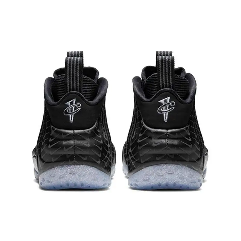 Черные Кроссовки Nike Air Foamposite One All-Over Swoosh