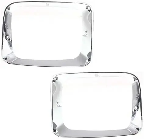 

Front & Rear Headlamp Bezel Replacement for 1992-1993 RamCharger – Smooth Silver Pair