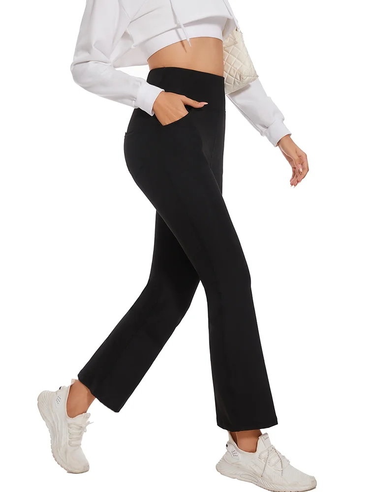 Leggings with Pockets for Women High Waisted Tummy Control Workout Yoga Pants