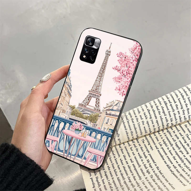 

Paris Funda Phone Case For Xiaomi Redmi note 14 Pro 14 13 12 11 10 Pro 14S 12S 11S Redmi 14C 13C 10