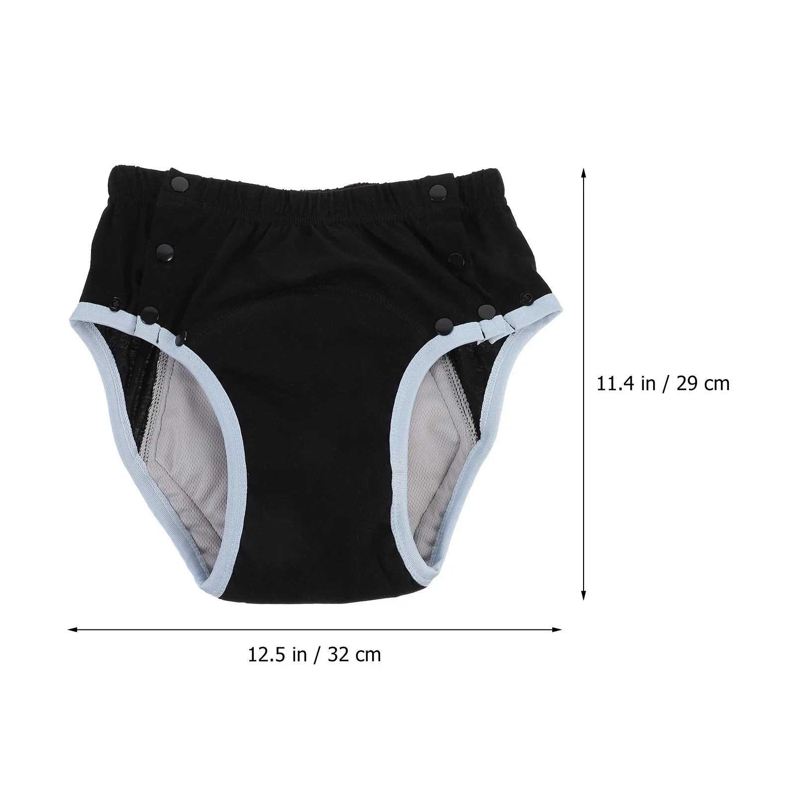 Pañal para adultos lavable, reutilizable, a prueba de fugas, para mujeres mayores, urinario, pantalón, protección contra incontinencia, poscirugía, uso doméstico