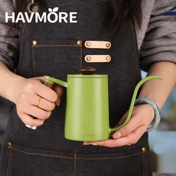 600ml Goose Neck Long Mouth Coffee Pot Stainless Steel Coffee Maker Drip Tea Pot Pour Over Espresso Coffee Kettle Product