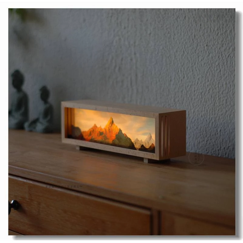 

Rizhao Jinshan night light Meili Snow Mountain merchandise gift desktop ambient light
