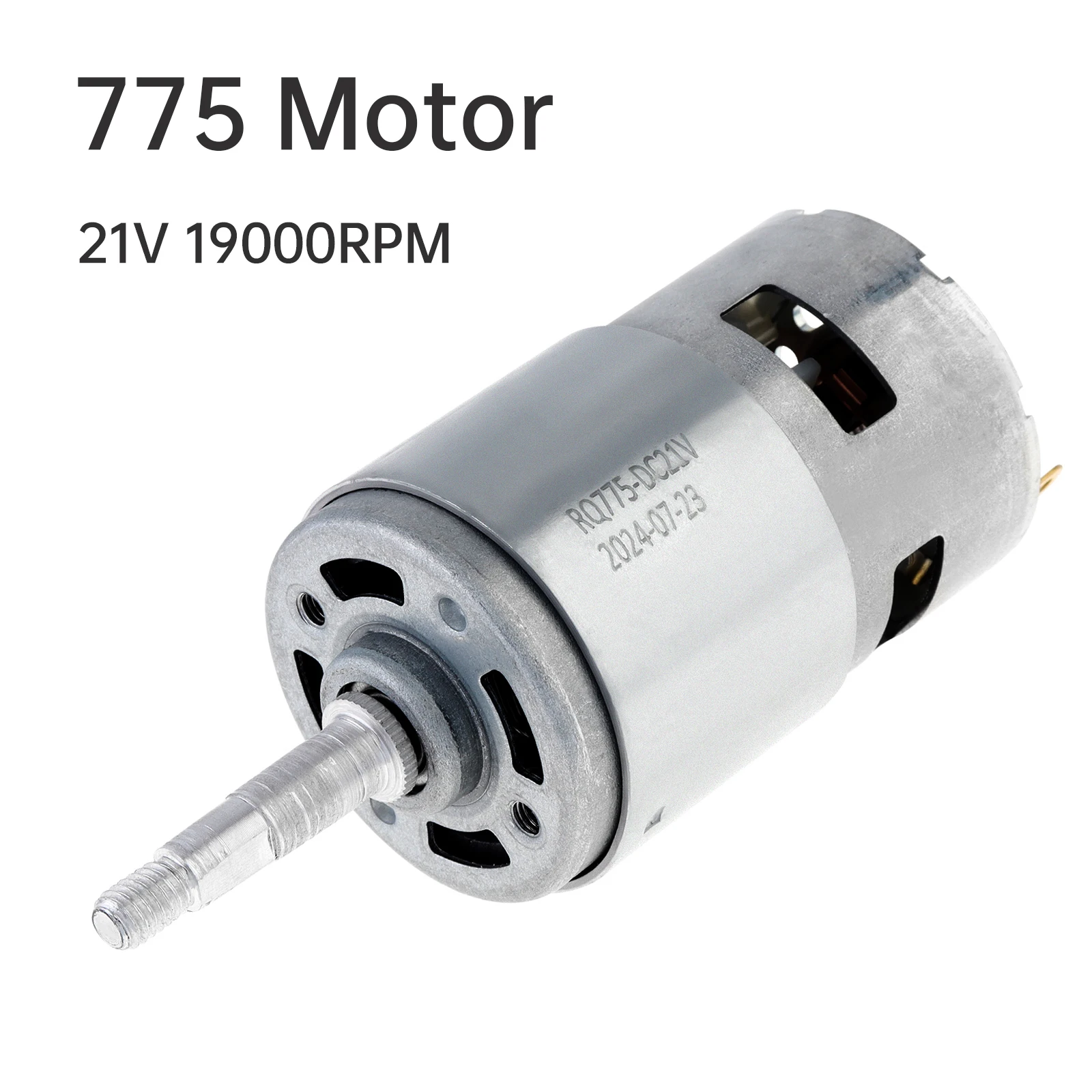 775 DC Motor 21V 19000RPM Electtric Tool Motor Replaces Part for Angle Grinder / Air Blower, 21V Universal Replaces Motors